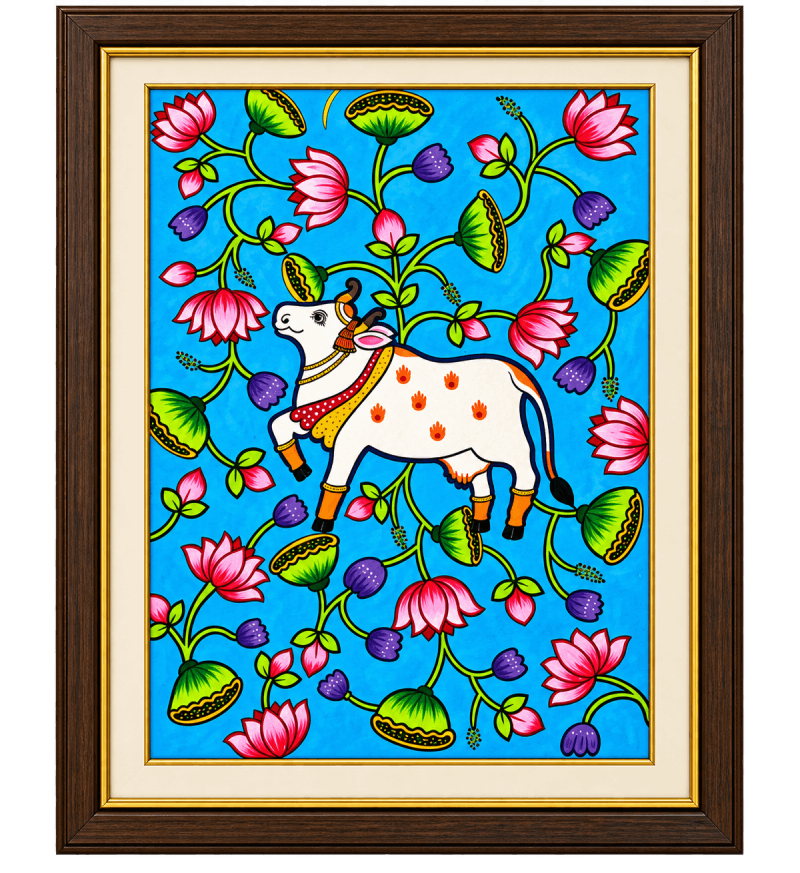 Cow Painting - Folk Art
